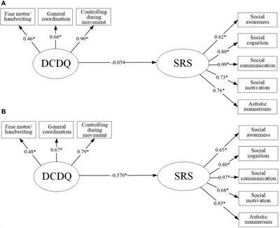 The relationship between executive function and the association of motor coordination difficulties and social communication deficits in autistic children